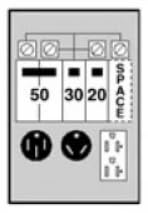 Midwest 50/30/20 amp U075CTL010 RV/EV Panel w/ 20 AMP GFCI - Heavy Duty