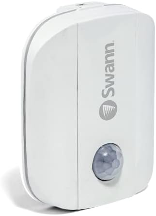 Swann Wireless Motion Alert Sensor Unit Easy Installation Both Indoors & Outdoors with Weatherproof Design, No Hub Required. Detect Movement Up to 50ft Away Within 110 Degree Range,White