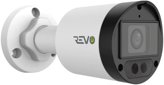 Revo Hybrid 8CH 4K Security System, 2TB Video Surveillance Grade HDD, 6X 4K Indoor/Outdoor IR Cameras with Built-in Microphone, Remote Viewing via Smartphone, PC and MAC (no Monthly fees)