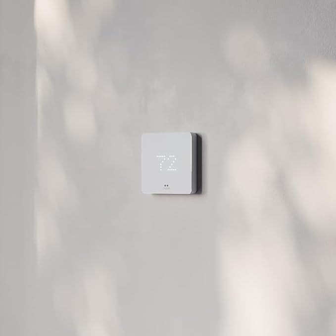 New Mysa Smart Thermostat for Heating & Cooling | Programmable WiFi Thermostat | Energy Star Certified | 7-Day Scheduling | Geofencing | Vacation Mode