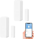 IHSENO WiFi Door Window Sensor,Smart Door Open/Closed Detector with App Alert,Wireless Entry Detector Sensor Alarm for Home Security&Automation (2Pack)