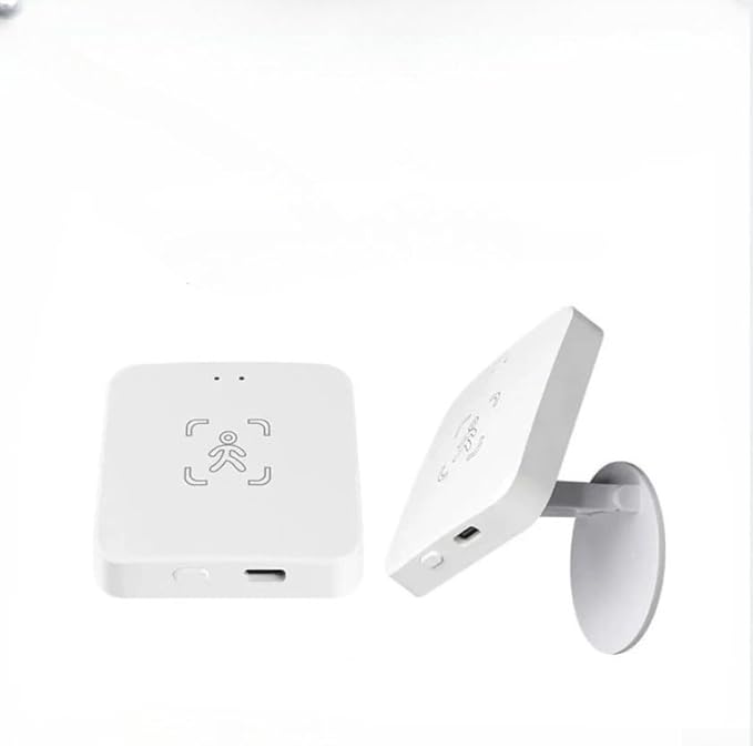 Smart Zigbee/WiFi Motion Sensor, Human Presence Motion Sensor with PIR and Millimeter Wave Detection, Static Presence Recognition, Light and Environmental Monitoring(D)