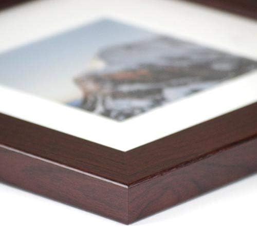 Frame It Easy 33 x 13 Merlot Wood Frame (Derby)