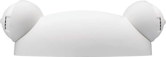 Lithonia Lighting Quantum LED Emergency Fixture with Dual Adjustable Heads, Wall or Ceiling Mount, UVOLT, White Housing
