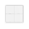 ZigBee Wireless Remote Control Smart Switch Wall Panel Transmitter,Requires MoesGo zigbee Hub,Smart Life/Tuya APP Remote Control, Wireless Button for Smart Home Devices and Scenes White