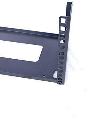Raising Electronics 4U Wall Mount Open Frame 19 Inch Server Equipment Rack Threaded 15 Inch depth Black (4U)