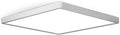 LED Flush Mount Ceiling Light Fixture, 2800K Warm White, 12inch 24W, 3200LM, Slim Flat Panel Lighting Fixture, Square Modern Ceiling Lamp for Bedroom, Kitchen, Living Room, Closet, Stairwell, IP40