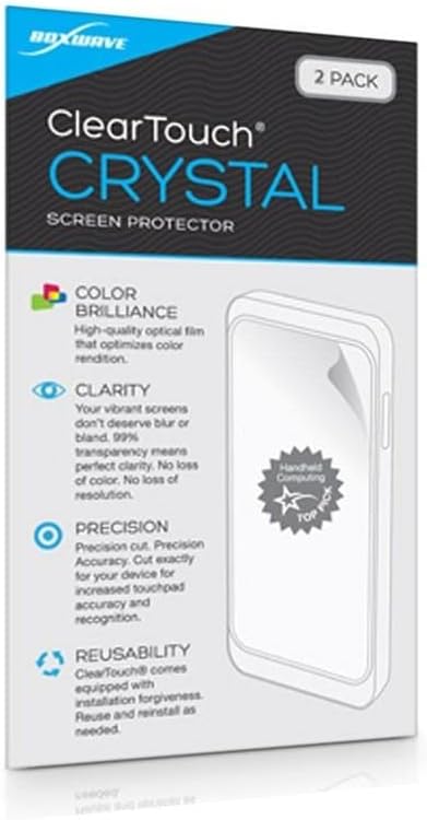 BoxWave Screen Protector Compatible with ButterflyMX Video Intercom Recessed (7 in) - ClearTouch Crystal (2-Pack), HD Film Skin - Shields from Scratches