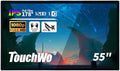 TouchWo 55" Interactive Touchscreen Monitor, Smart Board FHD 1080P Display with Wall Mount, Android 12 Smart Touch Screen Presentation Electronic Whiteboard for Office & Classroom, RAM 4G & ROM 64G