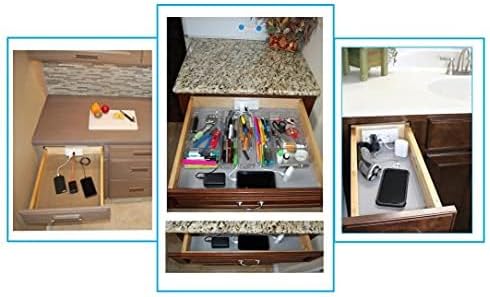 My Tidy Space (2) PD30W USB-C (2) 15 Amp Compact Drawer Docking Station Outlet Plugs