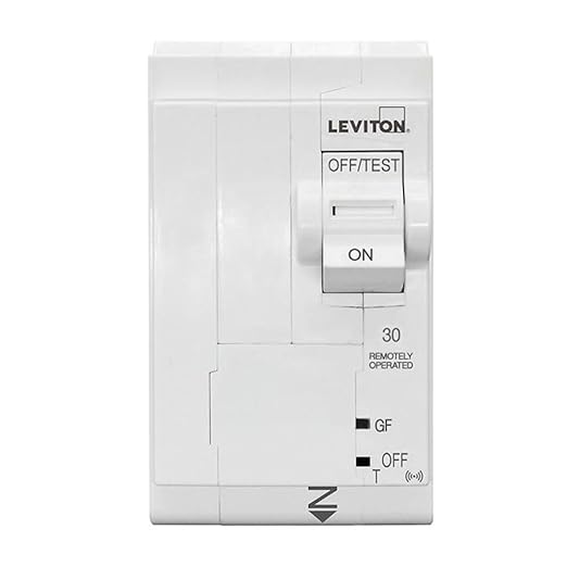 Leviton 2nd Gen Smart Circuit Breaker with Remote Control, GFCI, 2-Pole 30 Amp, 120/240-Volt and 120/208-Volt, 10kA Interrupt Rating, LB230-GST