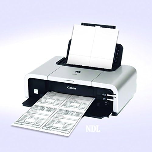 W-2 or 1099 Forms Blank Paper 4-Up Version "NO Instructions on Back" for Laser and Ink Jet Printer (1 Pack of 100 Sheets)