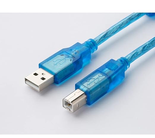 USB-AK/SA/SK Applicable AK/SA/SK Display and Control Man-Machine Interface Touch Screen Programming Data Cable USB Communication Cable Transparent (Blue 2m)