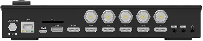 Cinetreak C2S HDMI & SDI 5.5'' Screen Multi-Format PTZ Control Video Switcher Mixer with REC, Playback, Macro Media,Vertical Livestream （NDI updatable）