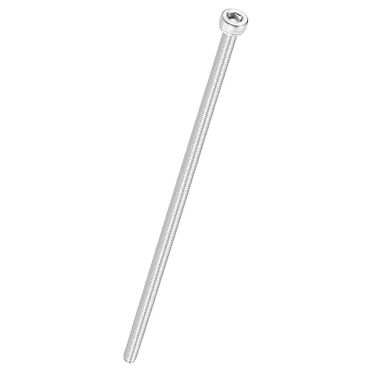 Kozelo 5pcs Socket Head Cap Screws - [M3-0.5 x 95mm] 304 Stainless Steel Allen Socket Drive for Electrical Motor 3D Printing Fan Engine Replacement Use, Silver