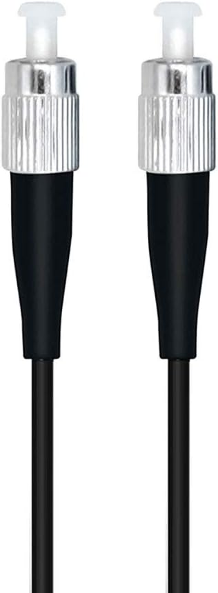 Jeirdus 100ft/30m FC-FC Outdoor Armored Simplex 9/125 SM Fiber Optic Cable Jumper Optical Patch Cord