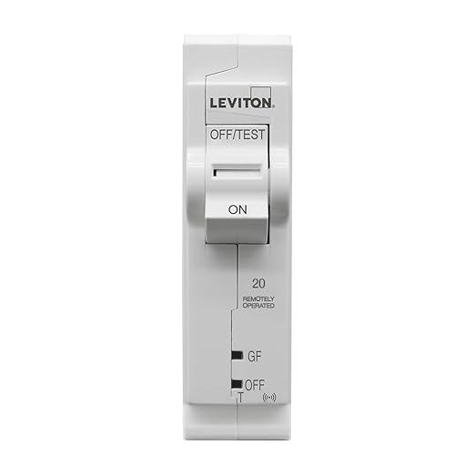 Leviton 2nd Gen Smart Circuit Breaker with Remote Control, GFPE, 1-Pole 20 Amp, 120-Volt, 10kA Interrupt Rating, LB120-EST
