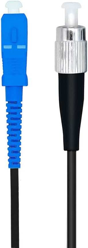 Jeirdus 25M SC to FC Outdoor Armored Simplex 9/125 SM Fiber Optic Cable Jumper Optical Patch Cord Singlemode 25Meters 80ft SC-FC