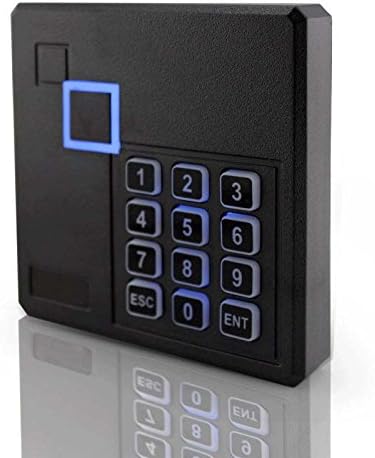MENGQI-CONTROL 1 Door Access Control Board System 600lbs Electromagnetic Lock Infrared No Touch Exit Button RFID Keypad Reader 110~240V Power Supply Box USB Enroll Reader,Phone APP remotely Open Door