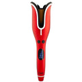 CHI Spin N Curl, Curling Iron For Healthy & Shiny Effortless Curls & Waves, Provides Preset Temperature Settings For Each Hair Texture, Ruby Red