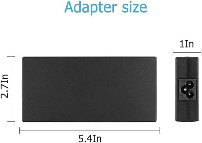20V 6A 120W Charger Compatible with Intel NUC 12 Pro NUC12WSHi7 NUC12WSKi3 NUC12WSHi7 Mini PC NUC 12 Pro Wall Street Canyon NUC 13 Pro NUC13PMKi5 NUC13PMKi7 NUC13ANKi5 NUC13ANBv5
