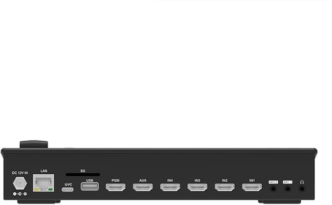 Cinetreak C2 HDMI 5.5 Inch Screen Multi-Format Professional PTZ Control Video Switcher Mixer with REC,Playback, Macro Media,Vertical Livestream （NDI updatable）