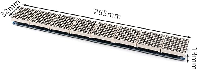 EC Buying MAX7219 Dot Matrix 8 in 1 Display Module for Arduino Microcontroller - Electronic SCM Control Drive LED