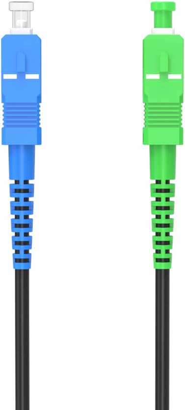 Jeirdus 3M SC/PC to SC/APC Outdoor Armored Simplex 9/125 SM Fiber Optic Cable Jumper Optical Patch Cord Singlemode 3Meters 10ft SC-SC
