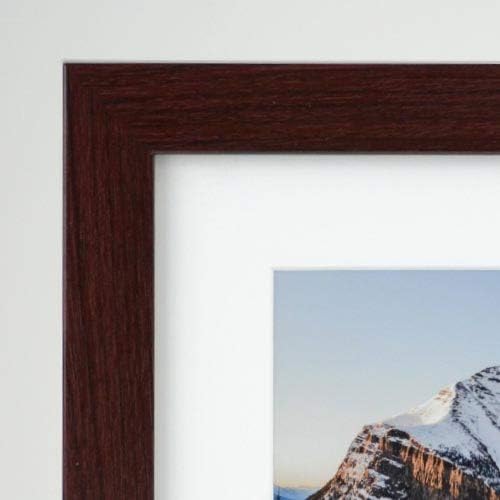 Frame It Easy 33 x 14 Merlot Wood Frame (Derby)