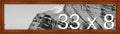 Frame It Easy 33 x 8 Russet Wood Frame (Derby)