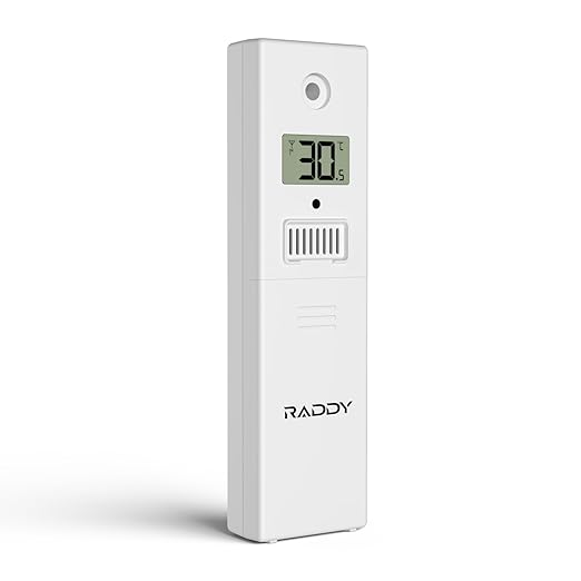 Raddy R5 Indoor Outdoor Wireless Remote Sensor for VP7 Professional Weather Station
