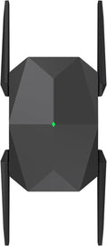 2025 AX3000 WiFi 6 Range Extender, WiFi Extender Signal Booster with Gigabit Ethernet Port, Dual Band (2.4G&5.8G) WiFi Repeater Cover up to 13888sp.ft, Faster Speed and Wider Cover(Black)