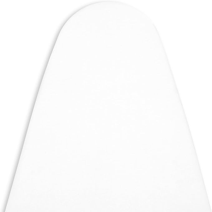 Encasa XO Ironing Board Cover and Pad 54"x15" - 4mm Felt Large Iron Board Cover with Padding - Heat Resistant, Stain-Safe Dye, Non Slip Elastic Bungee Cord Tightening Iron Table Cover White