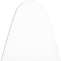 Encasa XO Ironing Board Cover and Pad 49"x18" - 4mm Felt Wide Iron Board Cover with Padding - Heat Resistant, Stain-Safe Dye, Non Slip Elastic Bungee Cord Tightening Iron Table Cover White