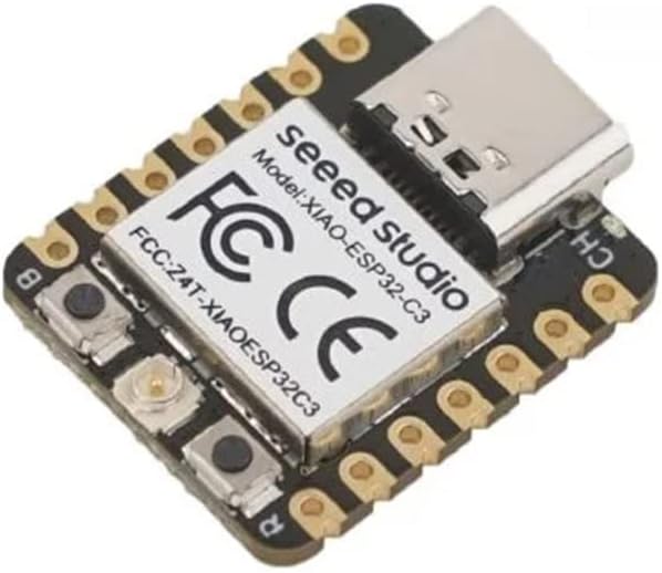 Seeed Studio XIAO ESP32C3 - Tiny MCU Board with Wi-Fi and BLE for IoT Controlling Scenarios. Microcontroller with Battery Charge, Power Efficient, and Rich Interface for Tiny Machine Learning. …