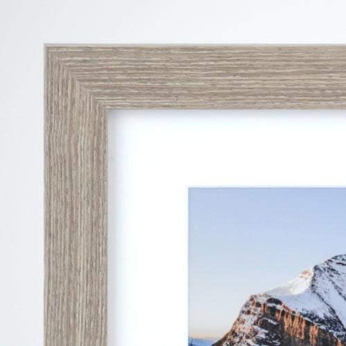 Frame It Easy 33 x 18 Rustic Gray Wood Frame (Derby)