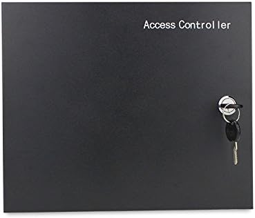 MENGQI-CONTROL TCPIP 2 Doors Magnetic Lock(600LBS) Access Control Systems Request to Exit Detector Motion Sensor 110V Metal Power Supply Box+Card & Fobs