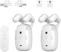 3 in1 Electric Curtain Opener Motor with Remote Control, Automatic Curtain Opener and Closer for Roman/U/T Rails Curtain Tracks(2pcs)