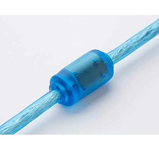 USB-AK/SA/SK Applicable AK/SA/SK Display and Control Man-Machine Interface Touch Screen Programming Data Cable USB Communication Cable Transparent (Blue 2m)