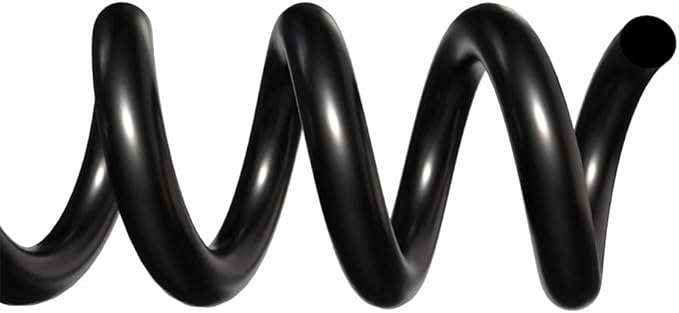 TruBind 20mm (3/4 in.) Spiral Binding Coils for Reports, Presentations and Proposals | 4:1 Pitch | 12 in. Length | Black | 172 Sheets Binding Capacity | 50 Pack