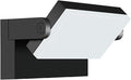 ledmo LED Flood Lights Outdoor 60W - Rotatable 360 Adjustable Head Switch Control Exterior Lighting Fixture Wall Pack Commercial Security 5000K Waterporof Yard Wall Mount Garage Barn Yard Lights