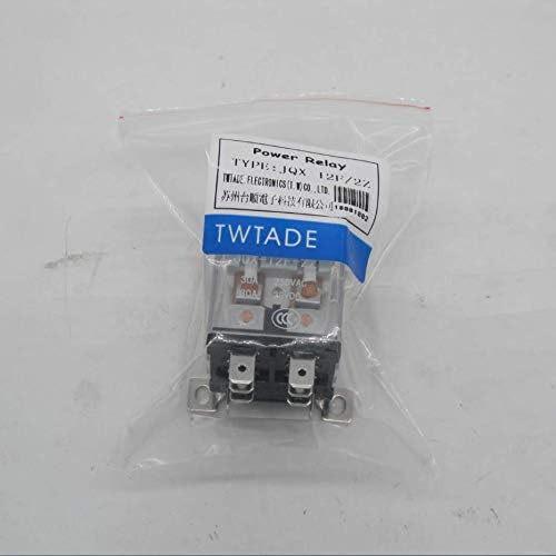 TWTADE/JQX-12F-2Z AC 110V Coil Voltage 30A DPDT 2NO+2NC General Purpose High Power Relay 8 Pin