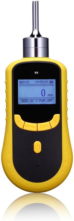 ATO Handheld Carbon Monoxide (CO) Gas Detector, 0 to 500/1000ppm CO Gas Tester Monitor Detector Gauge Gas Leak Alarm with Audible, Visual and Vibrating (0-500ppm)