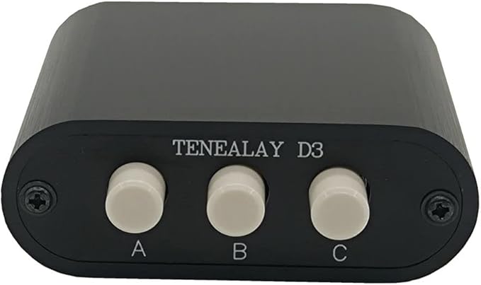 New D3 3(1)-in-1(3)-Out 3.5mm Stereo Audio Switch Source Input Signal switcher selector Splitter Box Mini