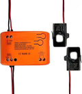 WiFi Smart Power Meter with 2pcs 80A Current Transformer Clamp,Tuya app 2-Way Bilateral Monitor Real Time KWh Eenrgy Electricity Voltage Statistics.