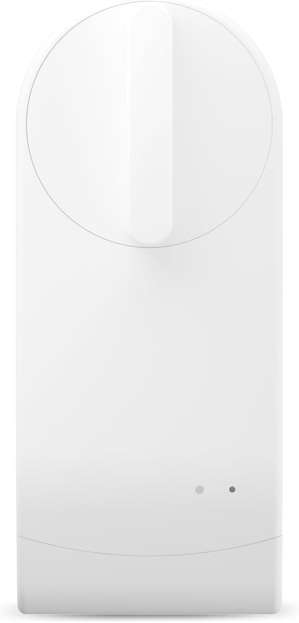 CANDY HOUSE Sesame 5 Pro, Smart Lock, Pro-Level, Bluetooth Electronic Deadbolt, Auto-Lock, Keyless Entry Door Lock for Front Door, Fits Your Existing Deadbolt, for Airbnbs Vacation (White)