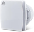 Hehou 5.9 Inch Bathroom Exhaust Automatic Fan Low Noise Window Wall Mount Vent Fan with Motion Sensor for Bathroom Kitchen Garage