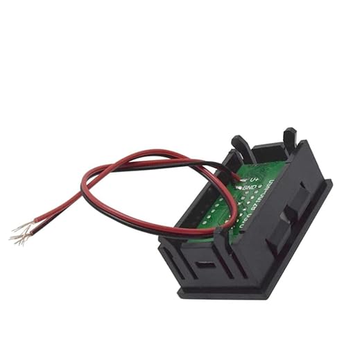 Battery Charge Level Indicator Universal Car Battery Capacity Meter Tester Checker 12V-72V Red Car Tester Motorcycle Checker Capacity Meter