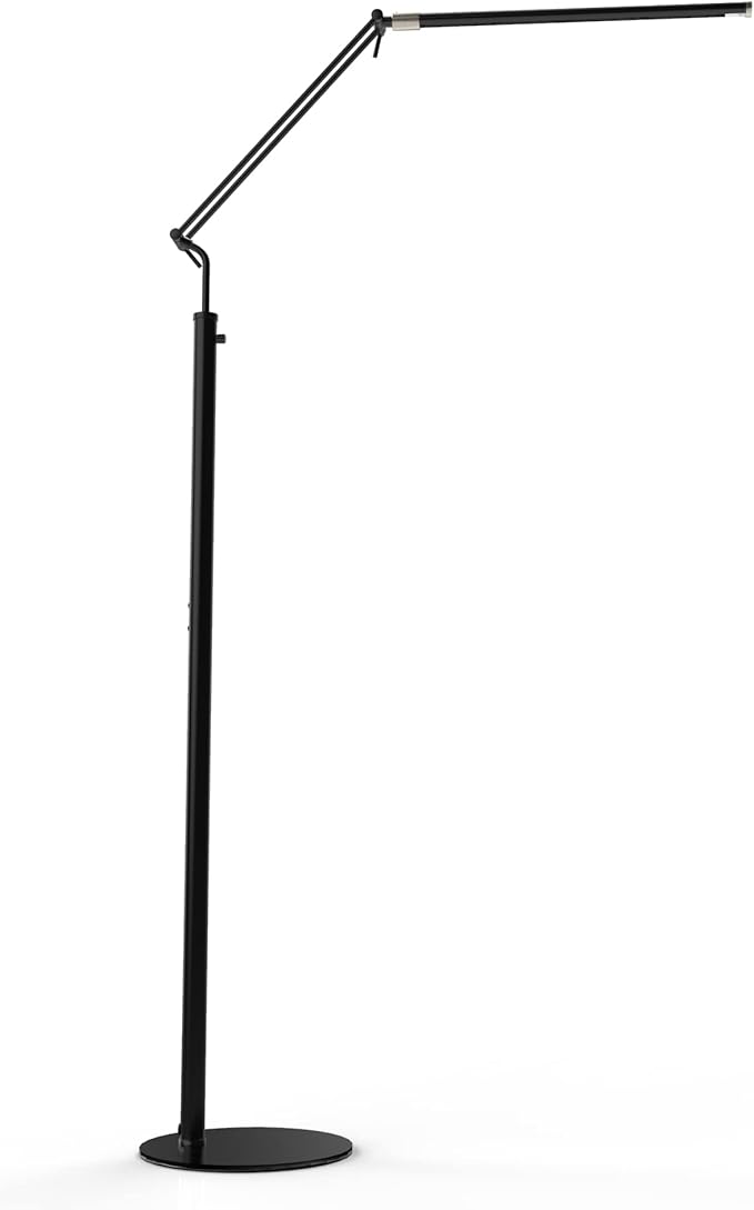 Cocoweb High Powered, dimmable, LED Floor Lamp - Fled-GPS (Satin Nickel)