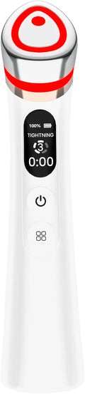 Face Lift Device – 8 in 1 Skin Tightening and Lifting, LED Light for Wrinkles, Fine Lines, Korean Skin Care, Spa-Grade Facial Massager Lifting & Firming Facial Sculpting Tool (Star White)